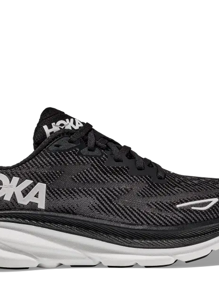 Hoka Clifton 9 Black White Order men at TriathlonWorld Triathlonworld