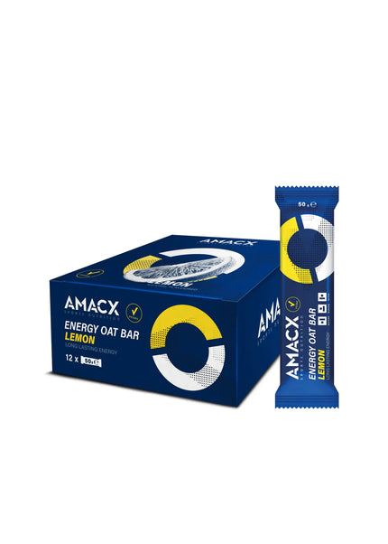 Amacx | Energy Oat Bar | Lemon | 12 Pack Amacx Sports Nutrition