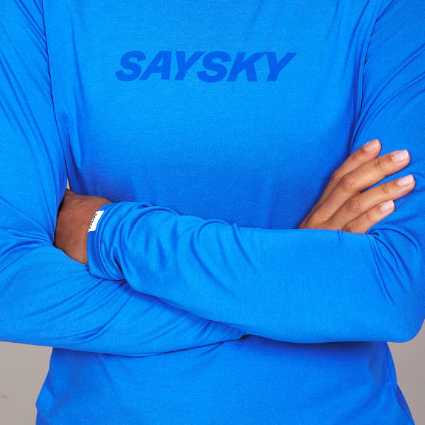 Saysky | Logo Pace Long Sleeve | Dames | Blue SAYSKY