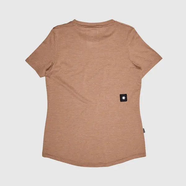 Saysky | Logo Pace T-Shirt | Dames | Brown SAYSKY