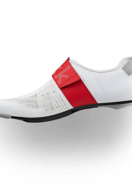 Fizik | Transiro Hydra Aeroweave | Carbon | Triathlonschoen | White / Red-Blue Fizik