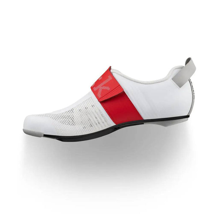 Fizik | Transiro Hydra Aeroweave | Carbon | Triathlonschoen | White / Red-Blue Fizik