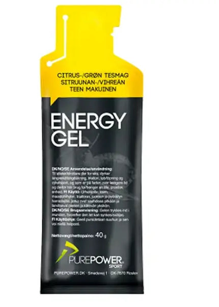 PurePower | Energy Gel | Lemon & Tea  | 40gr PurePower