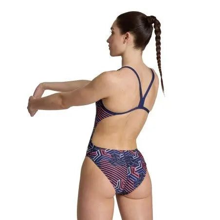 Arena | Kikko Pro | Swimsuit Challenge Back | Red/White/Blue ARENA