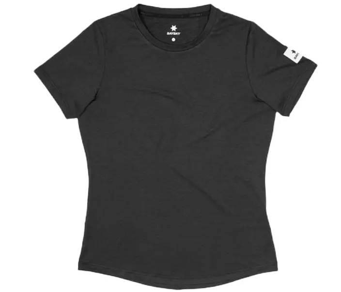 Saysky | Clean Pace T-Shirt | Dames | Black Melange SAYSKY
