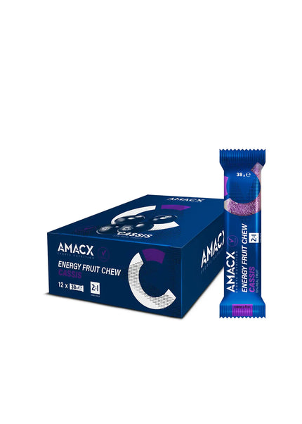 Amacx | Energy Fruit Chew | Cassis | 12 Pack Amacx Sports Nutrition