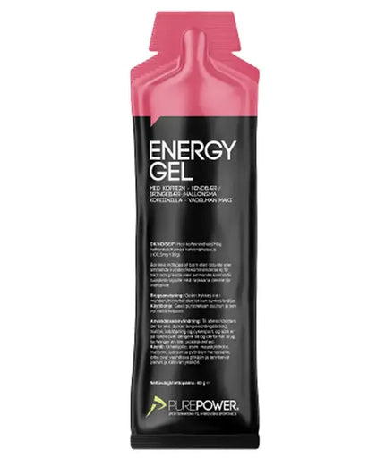 PurePower | Energy Gel | Cafeine Raspberry | 60gr PurePower